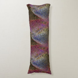 Flashhaltigt och rostfritt smält stänk av färgad g kroppskudde