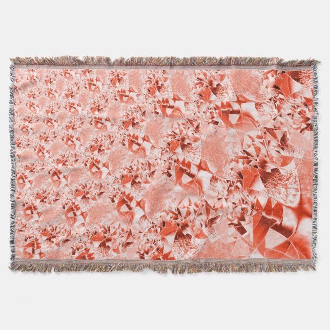 Flashig lax till rött med lite ljus och vriden filt (Framsidan)