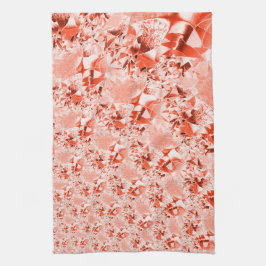 Flashig lax till rött med lite ljus och vriden kökshandduk