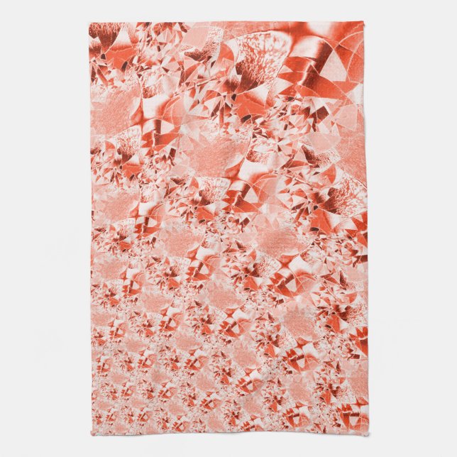 Flashig lax till rött med lite ljus och vriden kökshandduk (Vertikal)