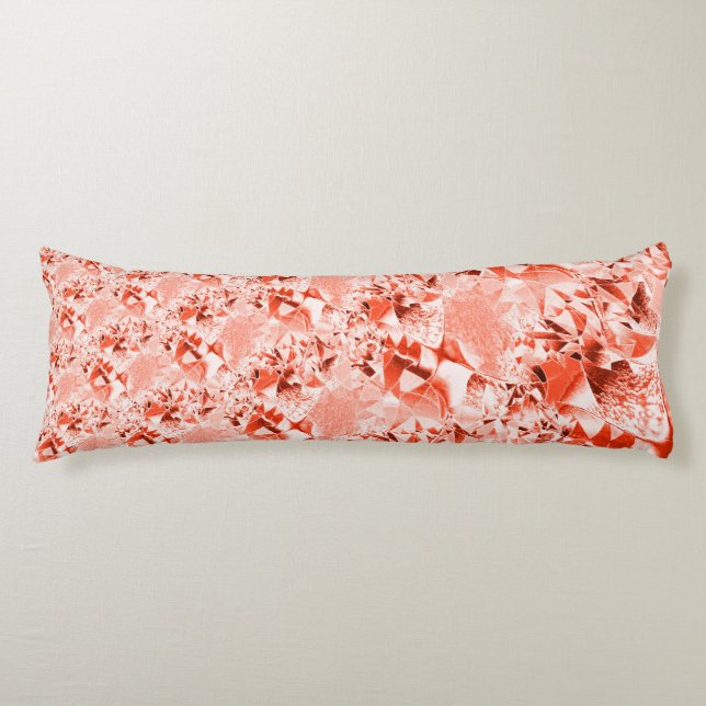 Flashig lax till rött med lite ljus och vriden kroppskudde (Framsidan)