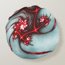 Flashröd fraktalödla över mjuk grov struktur