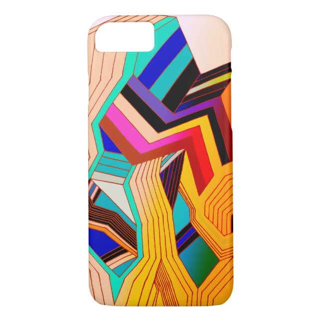 Flashy Art Phone Case Case-Mate iPhone Skal (Baksida)