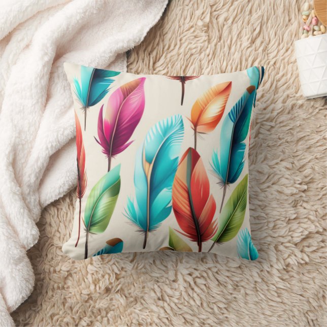 Flashy Feathers Kudde (Filt)