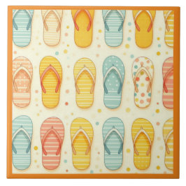 Flashy Flip-flops Kakelplatta