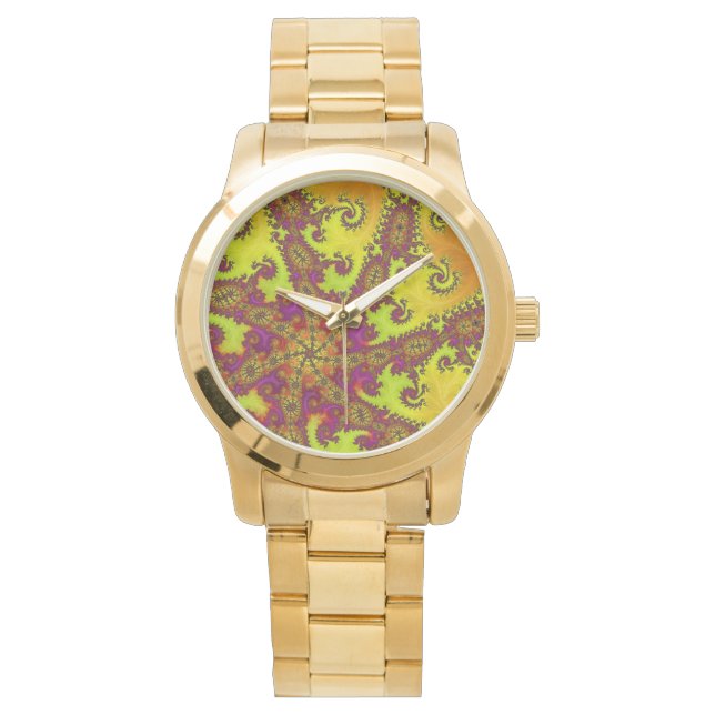 Flashy Fractal  Armbandsur (Framsida)