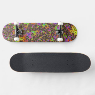 Flashy Fractal Mini Skateboard Bräda 18,5 Cm