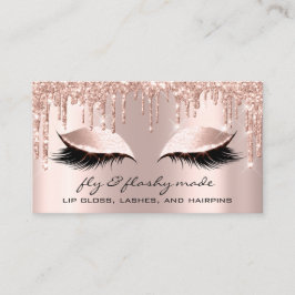 Flashy Makeup Artist Eyelash Glitter Drifts Ro Visitkort