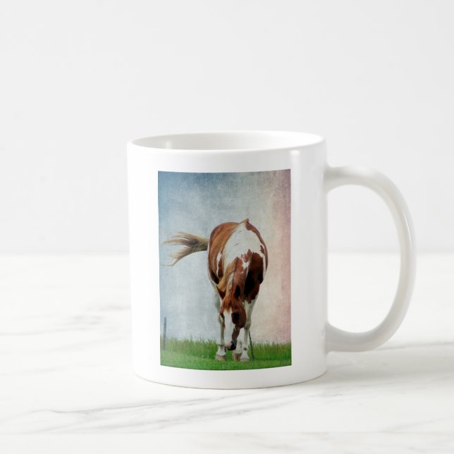 Flashy Paint Horse Mare Kaffemugg (Höger)