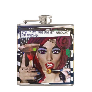 FLASK--Iförmiddag PRECIS DET HÖGRA BELOPPET AV Fickplunta