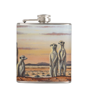 Flask Meerkats Fickplunta