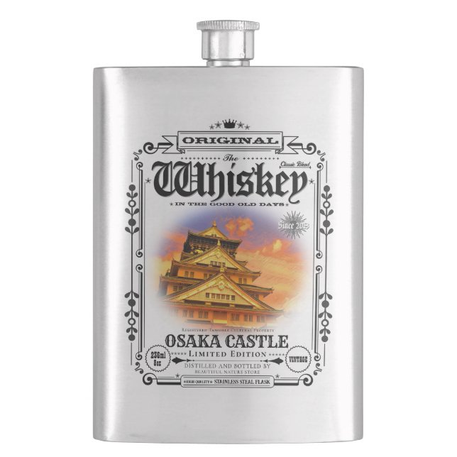 FLASK_Osaka Castle (Sunset ver.) Fickplunta (Framsidan)