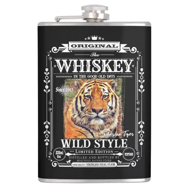 FLASK_Siberian Tiger Fickplunta (Framsidan)