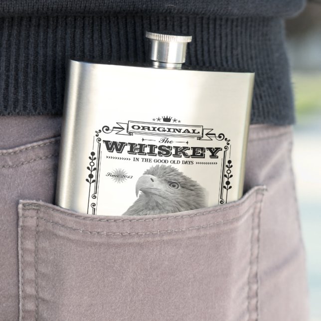 FLASK_White-tailed Eagle Fickplunta (In Situ)