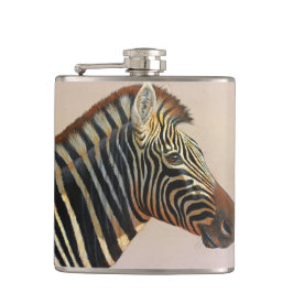 Flask Zebra Head Fickplunta