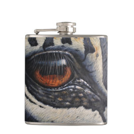 Flask Zebra Öga Fickplunta
