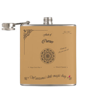 Flaska av förbannelsear fickplunta