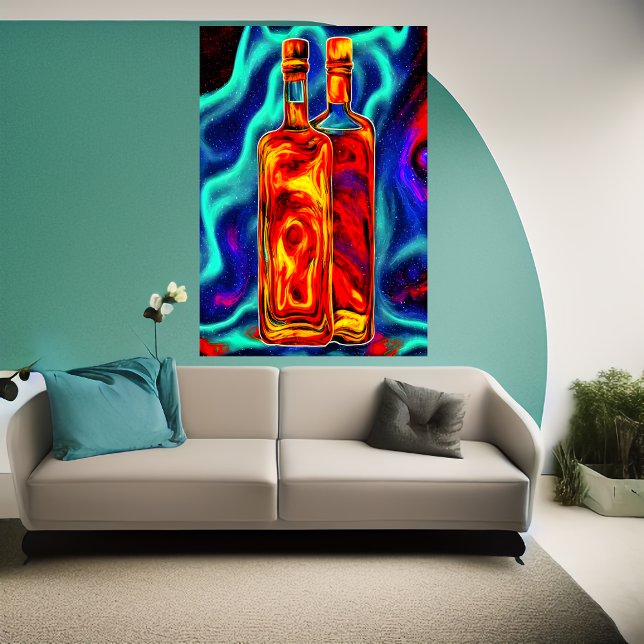 Flaska av whiskey | AI Art Poster (Skapare uppladdad)