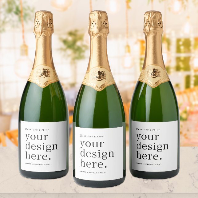 Flaska-etikett din designöverföring (Versatile bottle label wraps for business, weddings, special occasion events & more!)