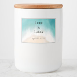 flaska-etikett för badbröllop mat etiketter