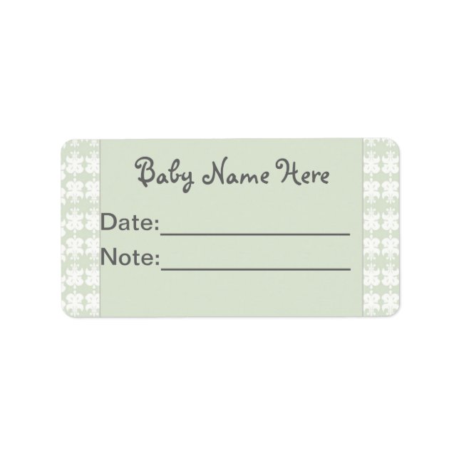 Flaska-etiketter Adressetikett (Framsidan)