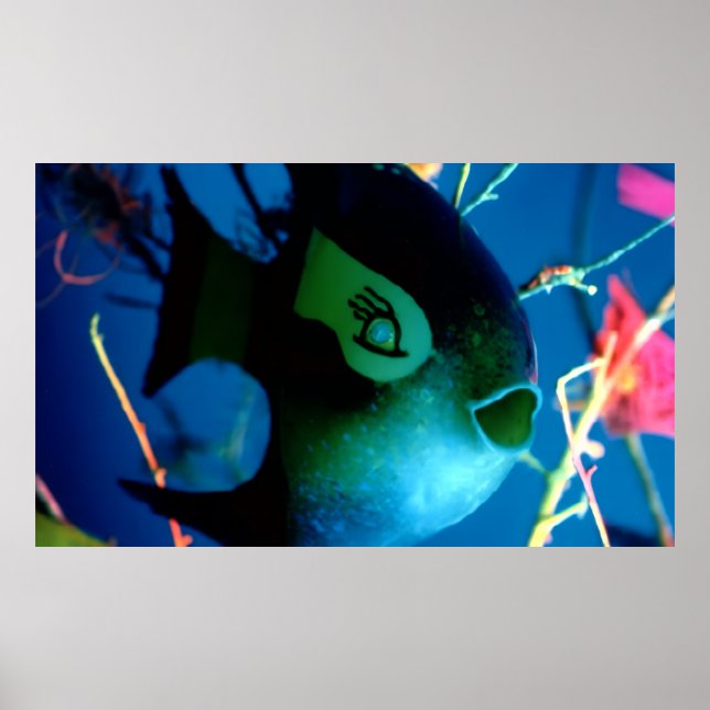 Flaska Fish Gibney Museum Zazzle Banner Poster (Framsidan)