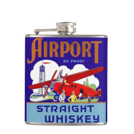 Flaska för flygplan för etikett för fickplunta