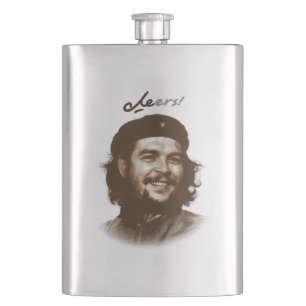 Flaska för klassiker för Che Guevara leende"jube Fickplunta