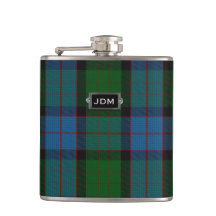 Flaska för pläd för monogramklanMacWilliam Tartan