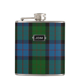Flaska för pläd för monogramklanMacWilliam Tartan Fickplunta
