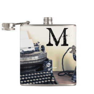 Flaska för Whiskey för Monogram för Fickplunta