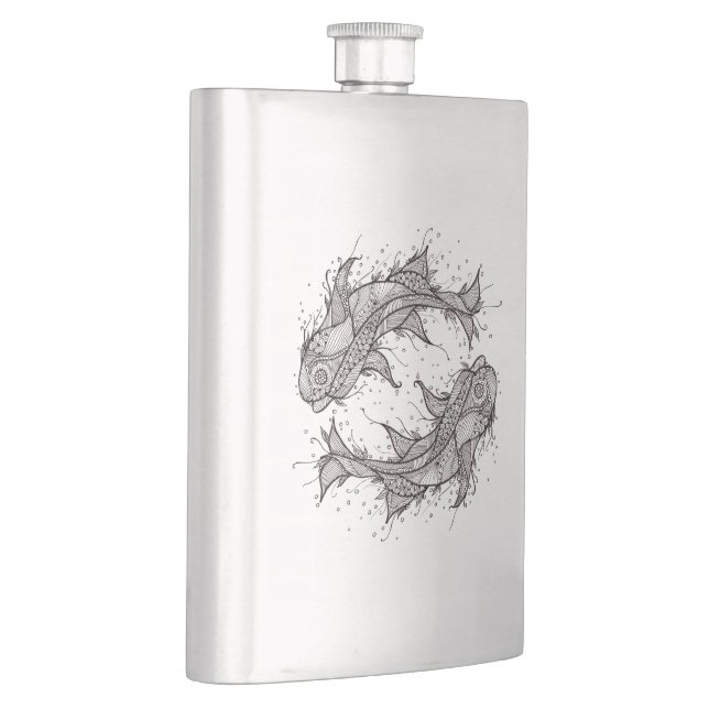 Flaska för Zodiacfiskdesign Fickplunta (Höger)