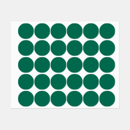 Flaska Grönt Solid Färg Klistermärke