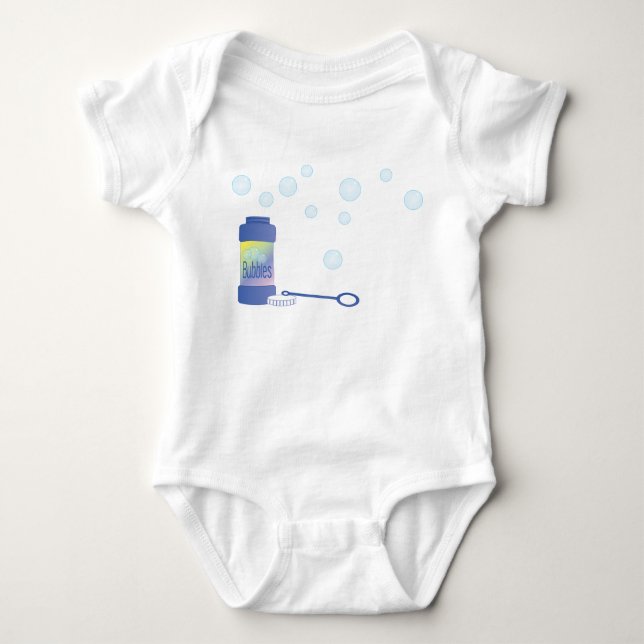 Flaska i Bubbles Tee (Framsida)