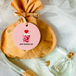 Flaska i Hearts Glad Alla hjärtans dag Kärlek Gåvor Etiketter