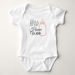 Flaska i House White Funny Boy Girl T Shirt
