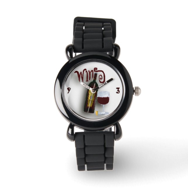 FLASKA i VIN Armbandsur (Framsida)