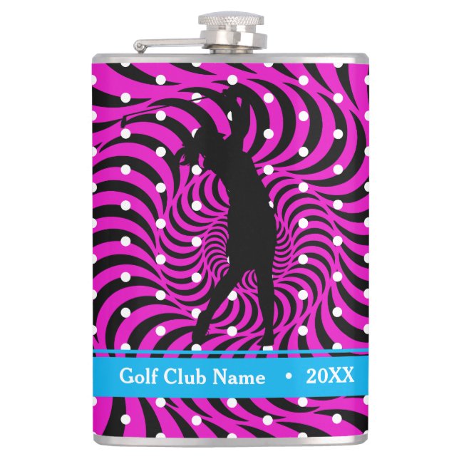 Flaska-kolven shock rosa Opti-Dot "Birdie Juice" Fickplunta (Framsidan)