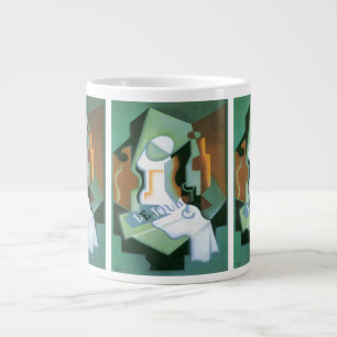 Flaska och fruktskål av Juan Gris, Vintage kubism Jumbo Mugg