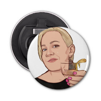 Flaska Open & Magnet - WHITE Flasköppnare