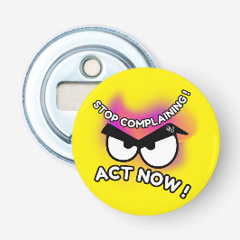 Flaska-öppnare: Agera nu (gult) Flasköppnare