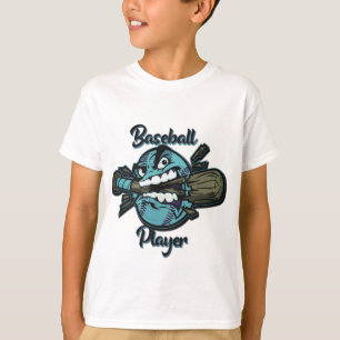Flaska-öppnare i Baseball Player-truckerkepsen T Shirt
