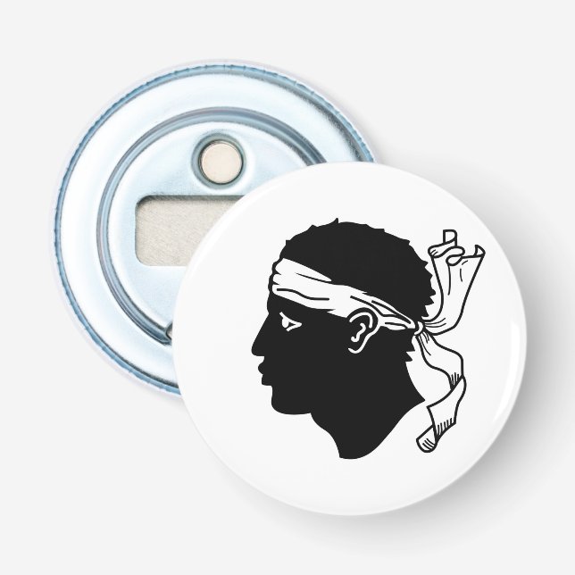 Flaska öppnare med Flagga på Korsika (Framsidan)