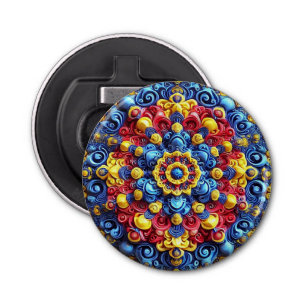 Flaska-öppnare med rumänsk Färg design Flasköppnare