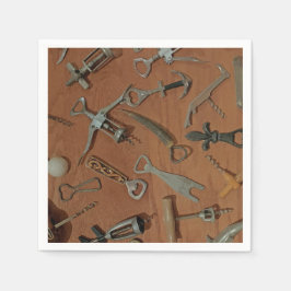 Flaska öppnare Standard Cocktail Napkin Pappersservett