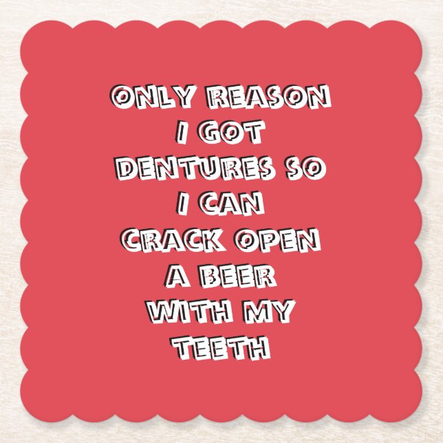 Flaska öppningstid underlägg papper (Framsida)