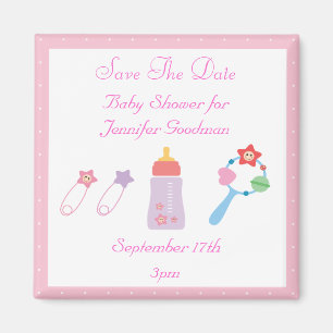 Flaska- & pladderrosor sparar daterababy shower magnet