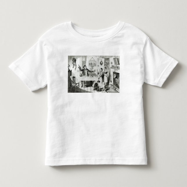 Flaskan, pläterar I T Shirt (Framsida)