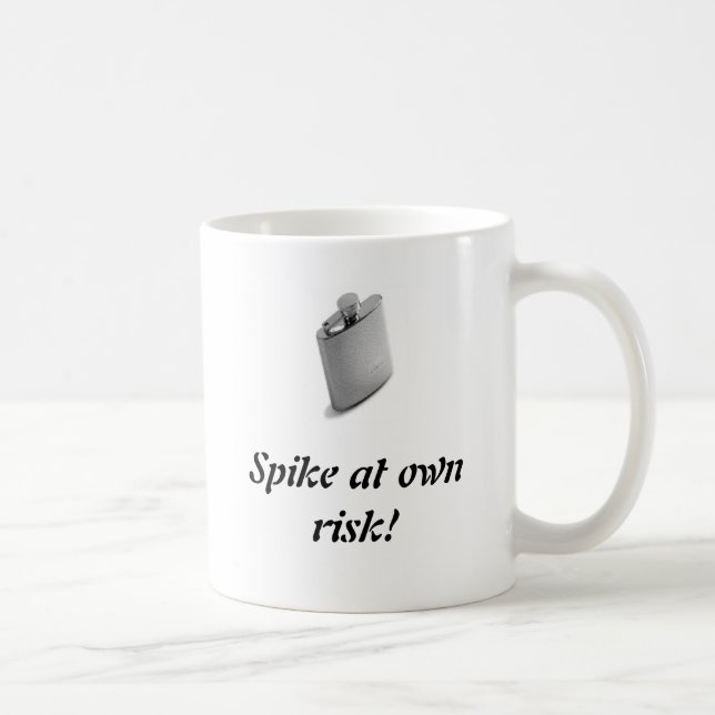 flaskan spike på eget riskerar! kaffemugg (Höger)