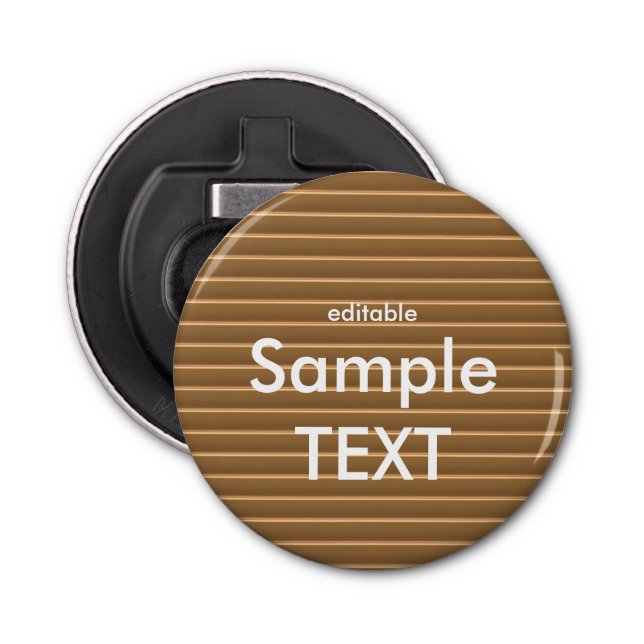 Flaskaöppnaren skräddarsy denna magnet-drog flasköppnare (Framsidan)